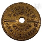 KOPIA Badge cap, Decoration - A. Panasiuk Engraver Warsaw 4/6 Swietojanska St.