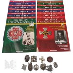 Set - 10 Gazetteers (Magazine with REPLICATIONS of Badges) from Deagostini