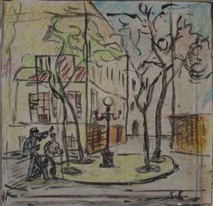 Stanisław Eleszkiewicz, Dyskutanci na skwerze