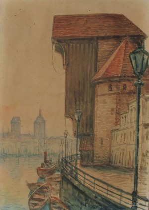 Józef Galewski, Żuraw nad Motławą, 1945
