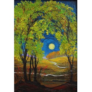 Krystyna Liberska, Landscape with Sunrise