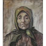 Abraham Józef Messer, Portret kobiety w chuście