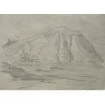 Stefan Mrożewski, Landscape from Terracina, 1938