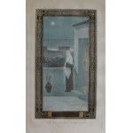 Pierre Puvis de Chavannes by (1824-1898), Saint Genevieve watching over a dormant Paris(1910, published by Jacques-Ernest Bulloz)