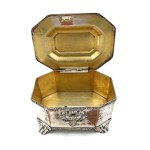 Box sugar bowl with key(Warsaw, 1854-1860)