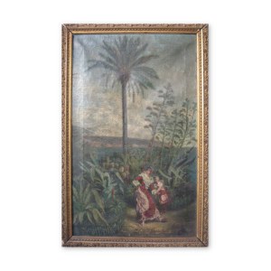 Winter in Monte Carlo. Cricket game, 19th century - French school