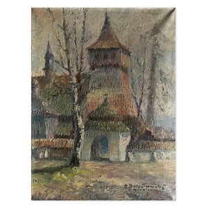 Zbigniew Boleslawski (1924-1993), Historic church in Harklowa - Nowy Targ