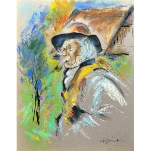 Stanisław GórskiI (1887 - 1955), Vecchio con la pipa