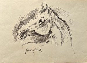 Jerzy Kossak (1886-1955), Głowa konia
