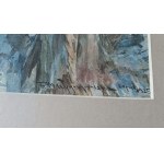 FELIKS MICHAŁ WYGRZYWALSKI, CAPRI 1925, WATERCOLOR, PAPER PASTED ON CARDBOARD