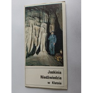 ANTONI OGORZAŁEK, JASKINIA NIEDŹWIEDZIA W KLETNIE PRZEWODNIK KRAJOWA AGENCJA WYDAWNICZA RSW PRASA-KSIĄŻKA-RUCH WROCŁAW 1981
