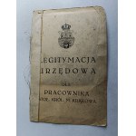 FIRST PAGE OFFICIAL CARD KRAKOW CITY BOARD