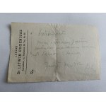 PRESCRIPTION, CERTIFICATE JAROSLAW DOCTOR DR LITWIN EUGENIUSZ