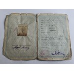 IDENTITY CARD NADWÓRNA 1923