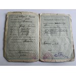 IDENTITY CARD NADWÓRNA 1923
