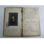 ID BOOKLET KRAKÓW JAGIELLONIAN UNIVERSITY, 1923, STUDENT DEPARTMENT OF PHILOSOPHY