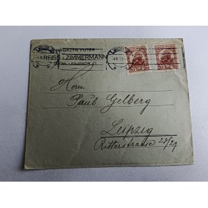 ENVELOPE STAMP LIONS FUR WAREHOUSE REISS ZIMMERMANN