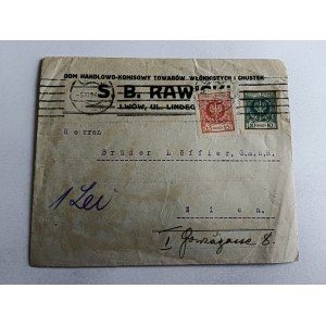 KOPERTA ZNACZEK STEMPEL LWÓW RAWICKI