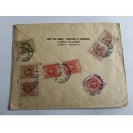 ENVELOPE STAMP LVIV BANK FOR TRADE AND INDUSTRY IN WARSAW