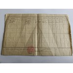 VÝPIS ZO STÁLEHO REGISTRA OBYVATEĽOV OBCE BRZEZIA SŁUBICE GOSTYNIN 1923 R PEČIATKA