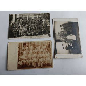 SET OF 3 PHOTOS STAMP SOLDIERS ARMY