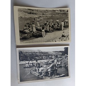 SET DI 2 CARTOLINE PIENINY PRZYSTAŃ SZCZAWNICA SROMOWCE NIŻNE