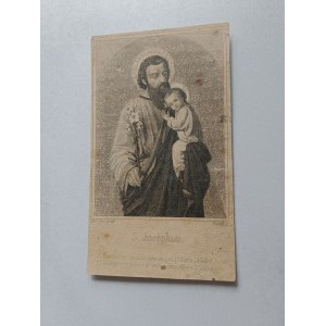 OBRAZEK ŚW JÓZEF, KRAKÓW 1903 R