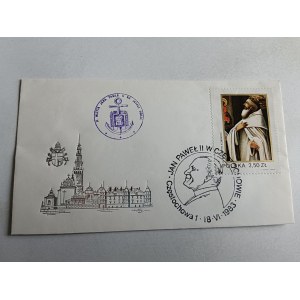 ENVELOPE CZĘSTOCHOWA YEAR 1983, STAMP, STAMP