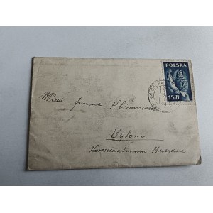 ENVELOPE MSZANA DOLNA YEAR 1946, STAMP