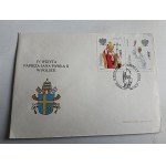 ENVELOPE KOSZALIN "IV VISIT OF POPE JAN PAWEŁ II IN POLAND" YEAR 1991, STAMP, STAMP