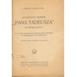 Tadeusz Czapczyński – Metodická analýza diela „Pan Tadeusz“ vo forme otázok