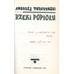 Andrzej Turczyński - Fiumi di cenere [dedica dell'autore a Helena Zaworska]