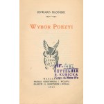 Edward Słoński—Selected Poems [Warsaw, 1911] [cover by Edward Trojanowski]