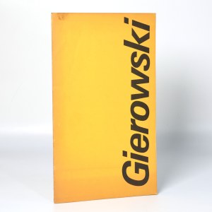 Exhibition Catalog. Stefan Gierowski. Paintings. September 1977