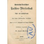 (from the collection of Antoni Uniechowski) Polish-German and German-Polish Pocket Dictionary for School and Everyday Use