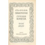 Cyprian Norwid, Collected Works, Volume C [with signatures by Z. Przesmycki and J. Mortkowicz] [Warsaw-Kraków 1911]
