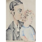 Stanisław PRUSSAK, XX w., Ojciec z dzieckiem, 1932
