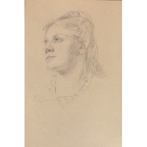 Teodor AXENTOWICZ (1859-1938), Głowa kobiety