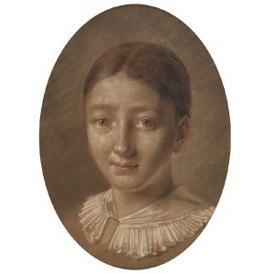 Jan Piotr NORBLIN de la GOURDAINE (1745-1830) - przypisywany, Głowa dziewczyny