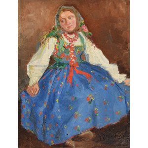 Wawrzyniec CHOREMBALSKI (1888-1965), Młoda góralka, 1921