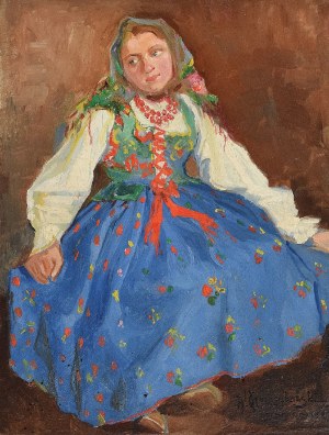 Wawrzyniec CHOREMBALSKI (1888-1965), Młoda góralka, 1921