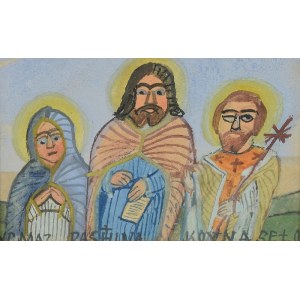 Nikifor KRYNICKI (1895-1968), Jezus ze świętymi