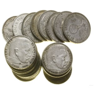 Germany, set of 40 x 2 marks, various vintages, various mints