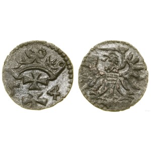 Poland, denarius, 1554, Gdansk
