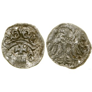 Polonia, denario, 1558, Danzica