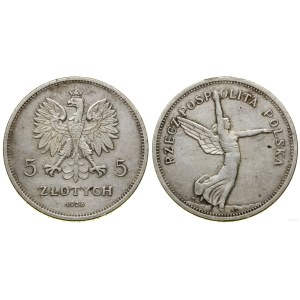 Pologne, 5 zlotys, 1928, Varsovie