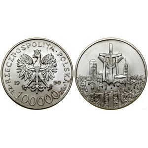 Poland, 100,000 zloty, 1990, USA