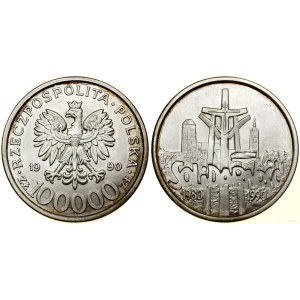 Poland, 100,000 zloty, 1990, USA