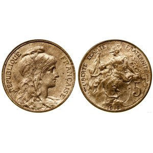 Francja, 5 centymów, 1916, Paryż