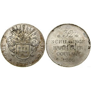 Germany, 32 shillings, 1808 HSK, Hamburg